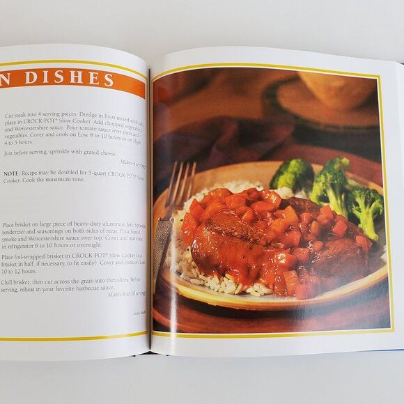 1998 Best Loved Slow Cooker Recipes Cookbook Hardcover Illustrated Dinner Supper - Picture 3 of 5